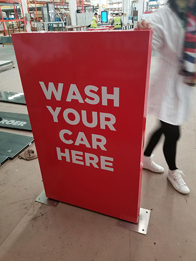 Signage - Wash Your Car Here